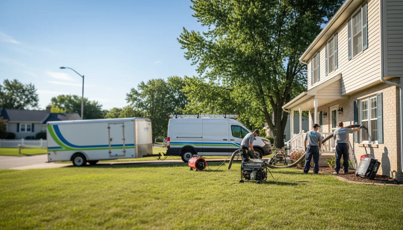Flooded Basement Restoration And Cleanup With Repair in Reading, KS near me